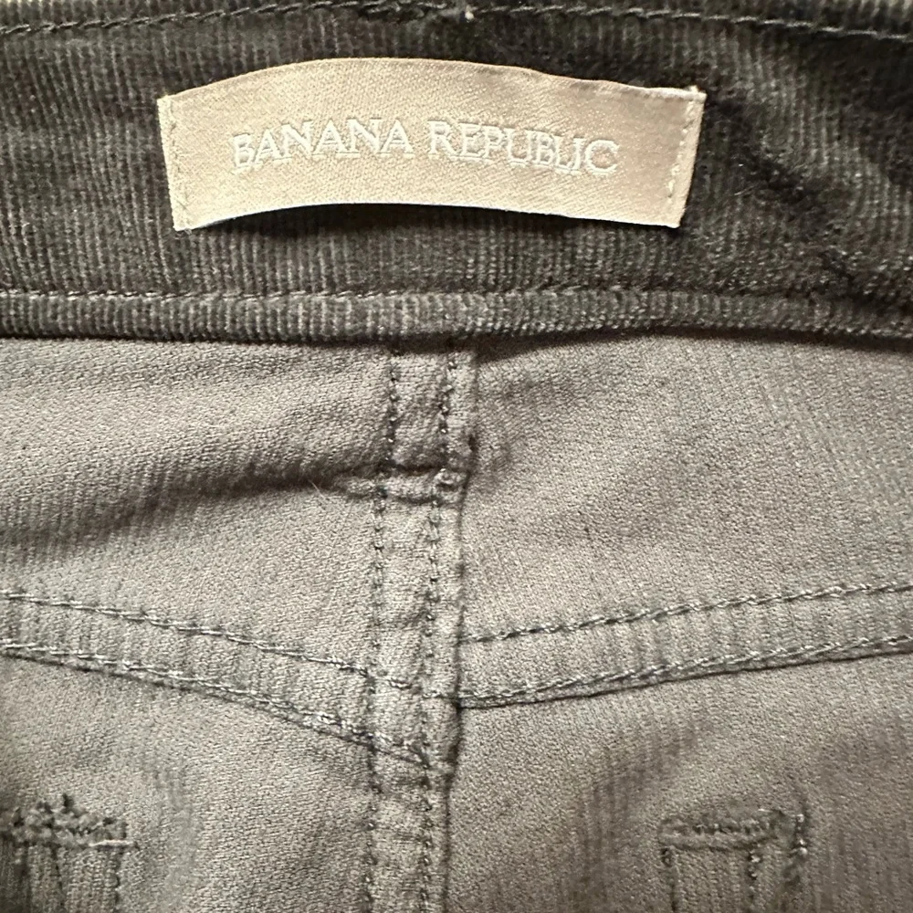 Banana Republic Charcoal Corduroy Pants - Picture 2 of 6